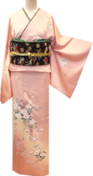 単衣きものレンタル 絽訪問着レンタル 人気 おしゃれ レトロ それいゆ着物レンタル 人気絽訪問着 夏ほ結婚式参列着物 レンタル